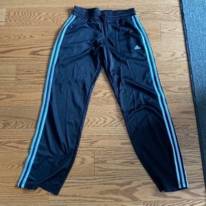 Women’s adidas sweatpants size small good condition light blue lines on side